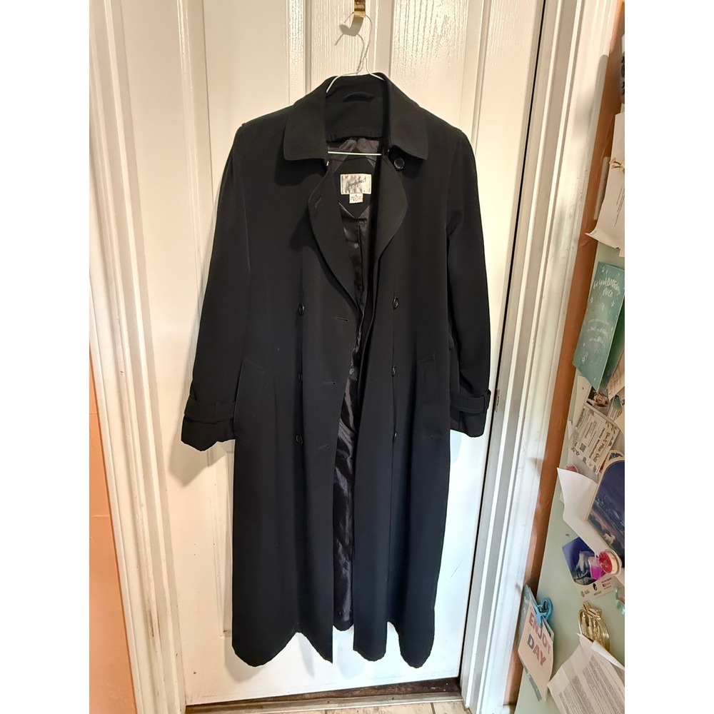 Vintage black trench coat